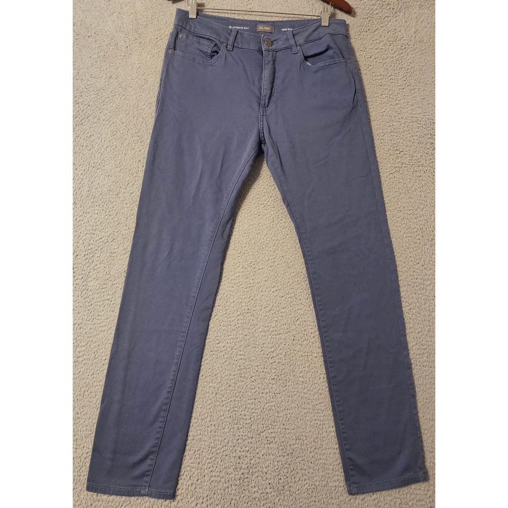 DL1961 Mens Nick Slim DL Ultimate Knit Pants Capri Blue Size 34 x 34 1126234